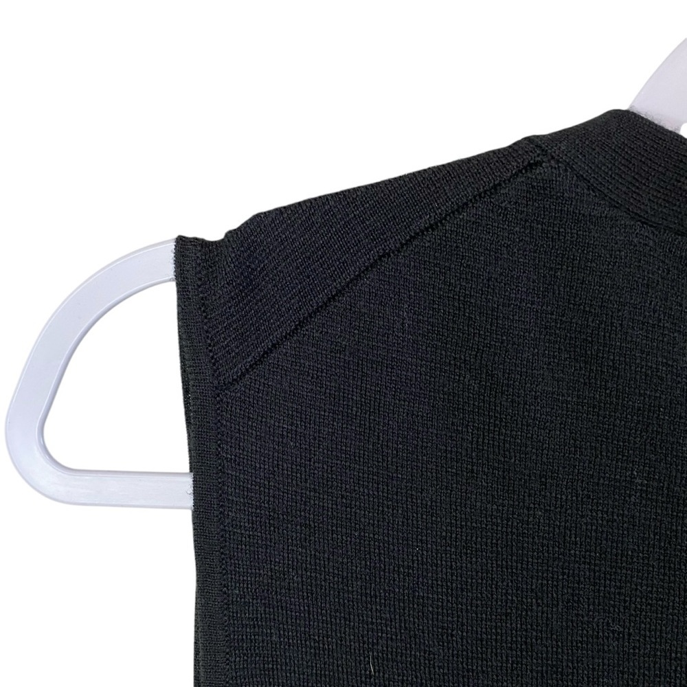 InWear - Black Wool Blend Sleeveless Noah Cardigan - M - China - Picture 7 of 12
